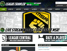 Tablet Screenshot of leaguecrawler.com